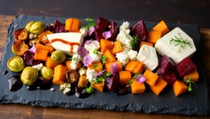 Culinary Art in Elegant Presentation – free AI stock image