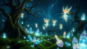 Dance of the Ethereal Spirits – free AI stock image
