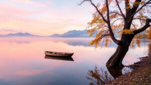 Dawn Serenity by the IUR – free AI stock image