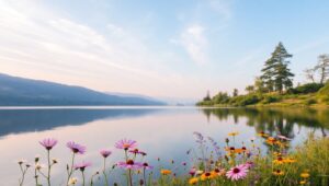 Dawn Serenity by the yoy – free AI stock image