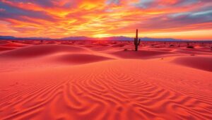 Desert Dreams in Colored – free AI stock image