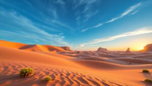 Desert Dunes at Twilight – free AI stock image