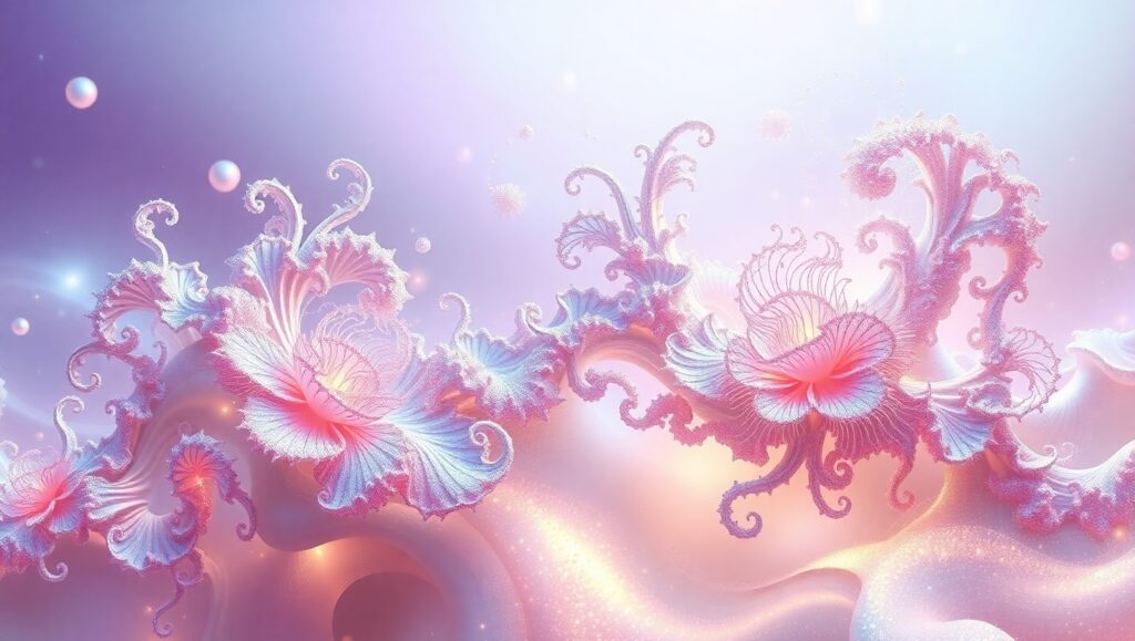 Dreamlike Fractals in Motion – free AI stock image
