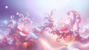 Dreamlike Fractals in Motion – free AI stock image