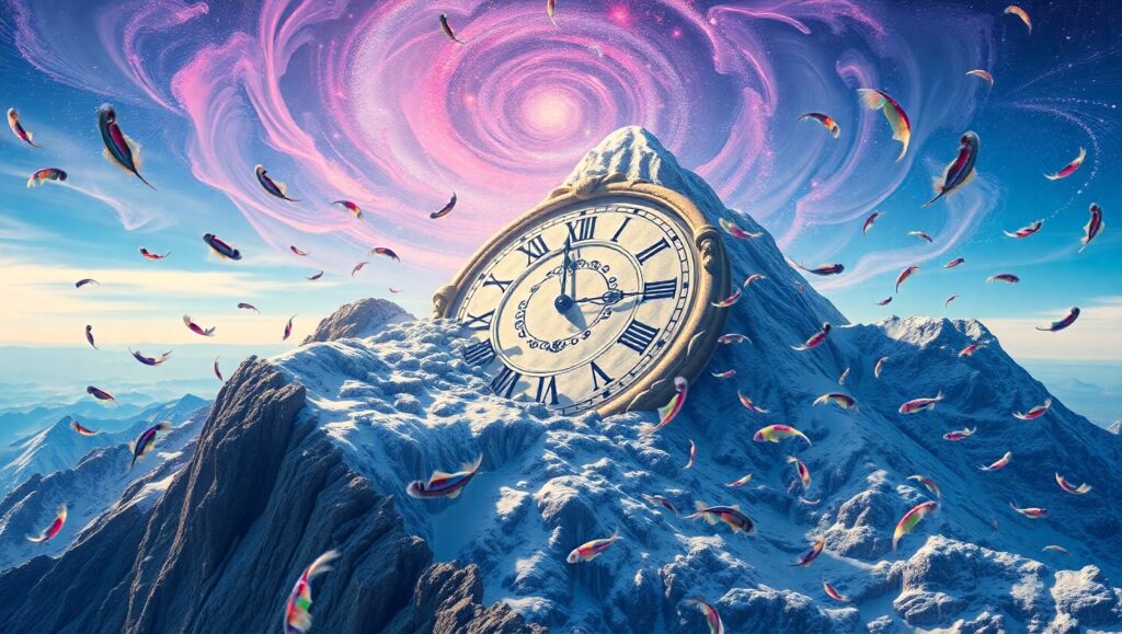 Dreamscape of Melting Moments – free AI stock image