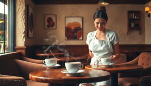 Dreamy Coffee Shop Atmosphere – free AI stock image