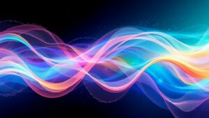 Dynamic Flow of Colors – free AI stock image