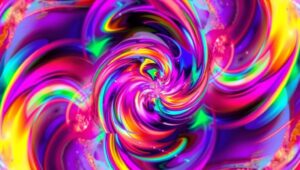 Dynamic Geometric Disarray – free AI stock image