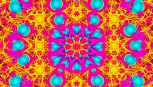 Dynamic Harmony in Colorful Chaos – free AI stock image