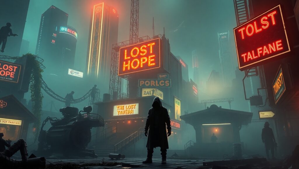 Echoes of a Forgotten City – free AI stock image