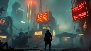 Echoes of a Forgotten City – free AI stock image