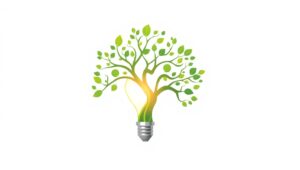 Eco-Innovation Logo Design – free AI stock image