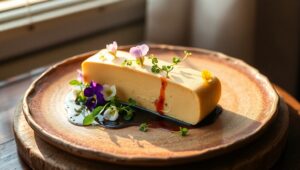 Elegance on a Gourmet Plate – free AI stock image