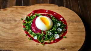 Elegant Quail Egg Gourmet Plating – free AI stock image