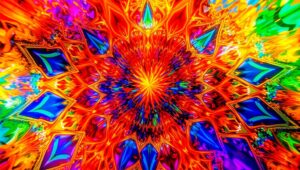Emotional Geometry: Rhythm of Color – free AI stock image