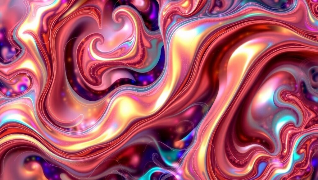Emotional Symphony in Abstract Forms – free AI stock image