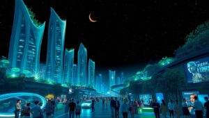 Envisioning Tomorrow’s Smart City – free AI stock image