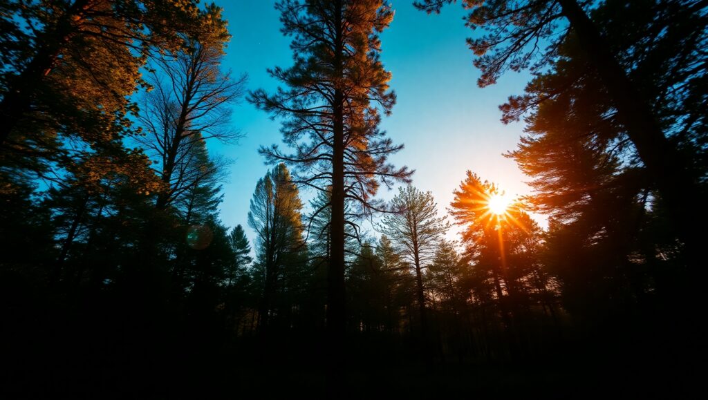 Ethereal Forest Glow at – free AI stock image