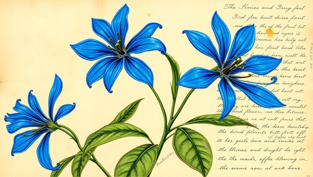 Exotic Flora: A Botanical Study – free AI stock image