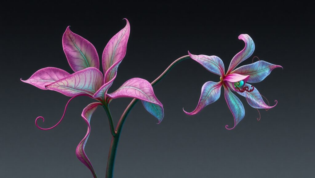 Extraterrestrial Flora in Botanical – free AI stock image