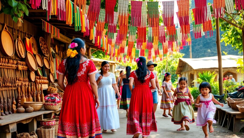 Festival of Traditional Costumes – free AI stock image