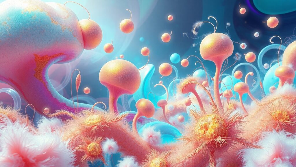 Flowing Forms of Nature’s Artistry – free AI stock image