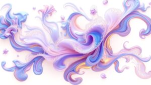 Fluid Nature: A Biomorphic Exploration – free AI stock image