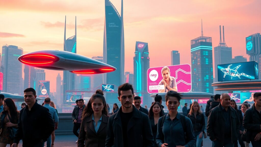 Futuristic City at Dusk jlo – free AI stock image