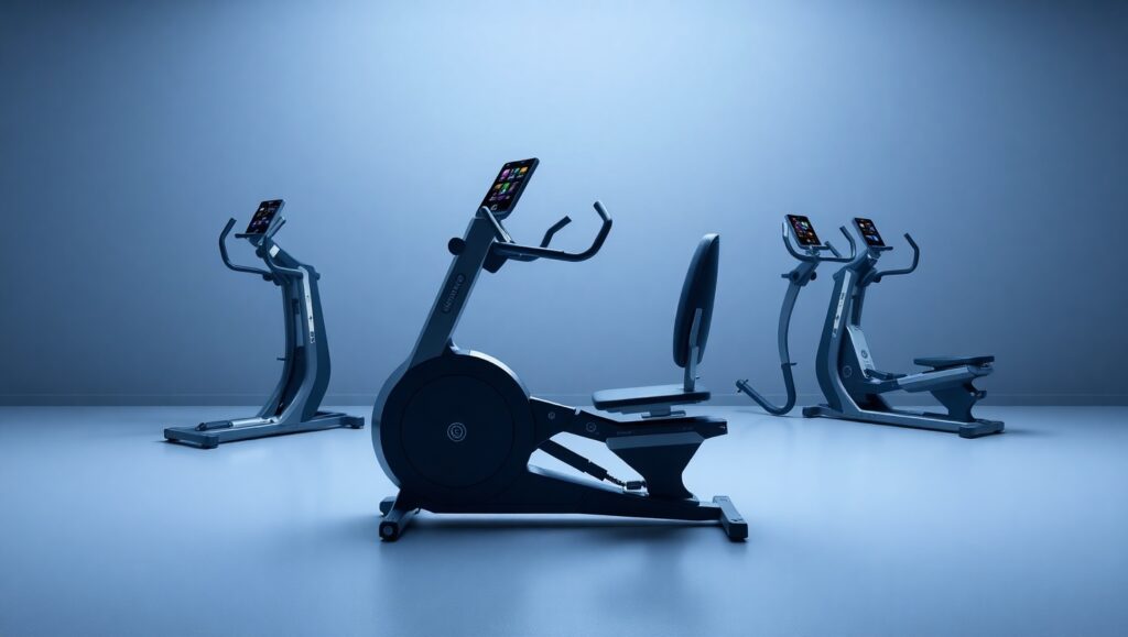 Futuristic Gym Equipment Design – free AI stock image