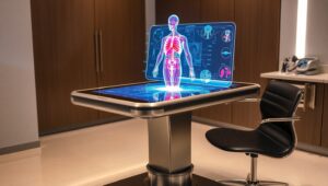 Futuristic Medical Diagnostic Equipment – free AI stock image