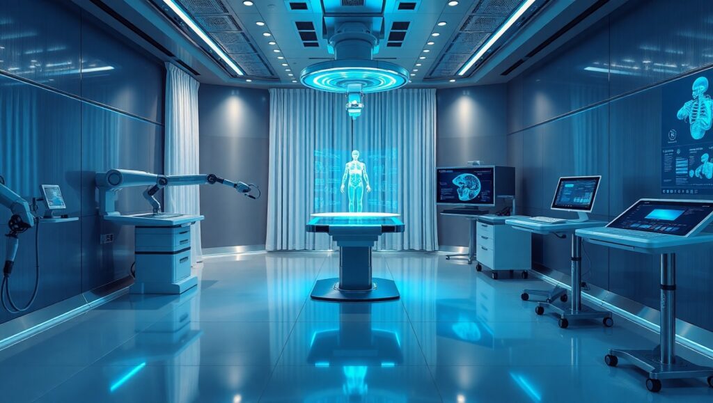 Futuristic Medical Equipment in – free AI stock image