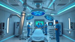 Futuristic Medical Technology in Surgery – free AI stock image