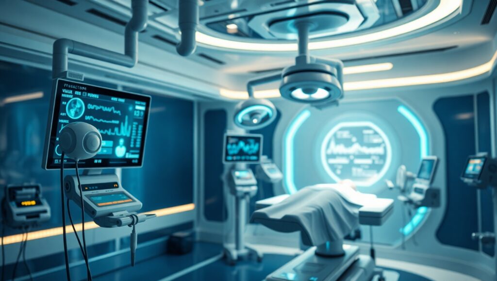 Futuristic Operating Room Design – free AI stock image