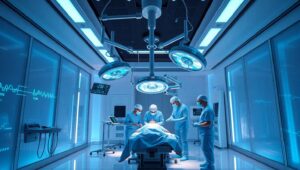Futuristic Surgery Room Ambiance – free AI stock image
