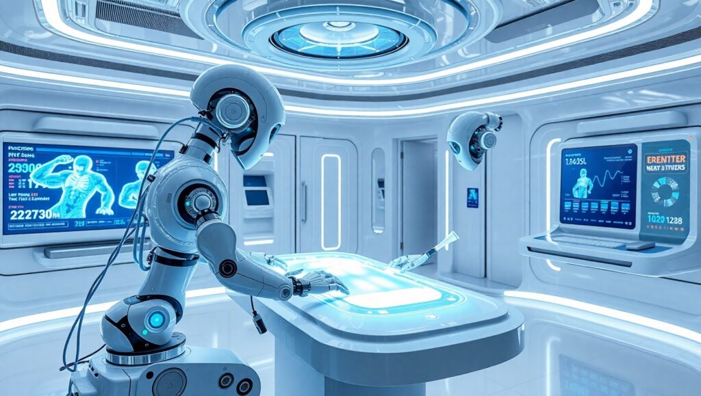 Futuristic Surgery Room Design – free AI stock image