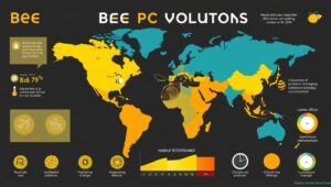 Global Bee Population Decline Overview – free AI stock image