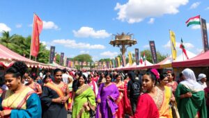 Global Celebration of Cultural Diversity – free AI stock image
