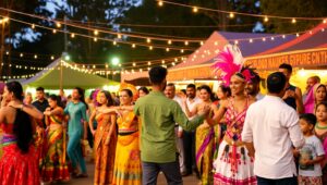 Global Cultures Festival Celebration – free AI stock image