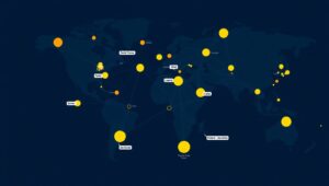Global Renewable Energy Connections Visualized – free AI stock image