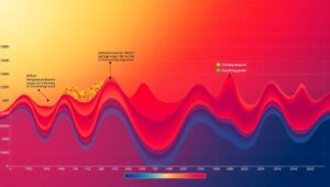 Global Temperature Trends Visualization – free AI stock image