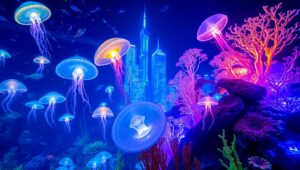 Glow in the Deep – free AI stock image