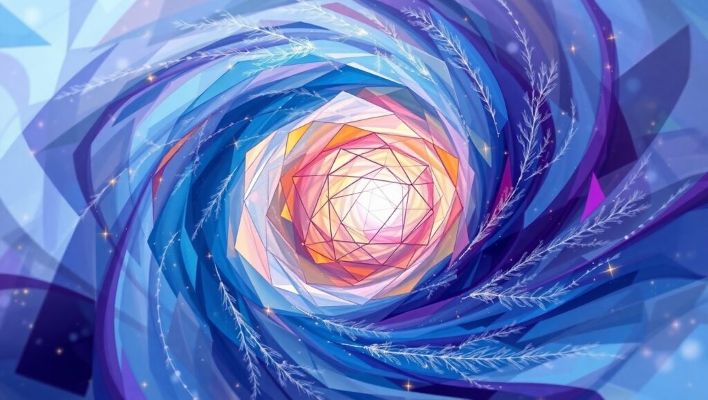 Harmony in Chaos: Abstract Dance – free AI stock image