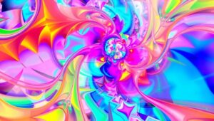 Harmony in Motion: Abstract Vortex – free AI stock image
