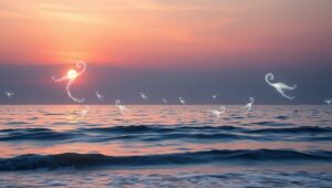 Harmony of Light and Water – free AI stock image