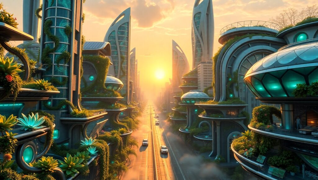 Harmony of Nature and Technology T3V – free AI stock image