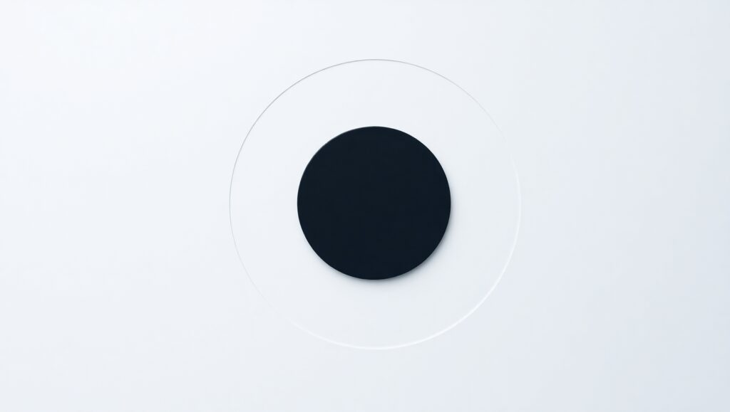 Infinity in Minimalist Form – free AI stock image