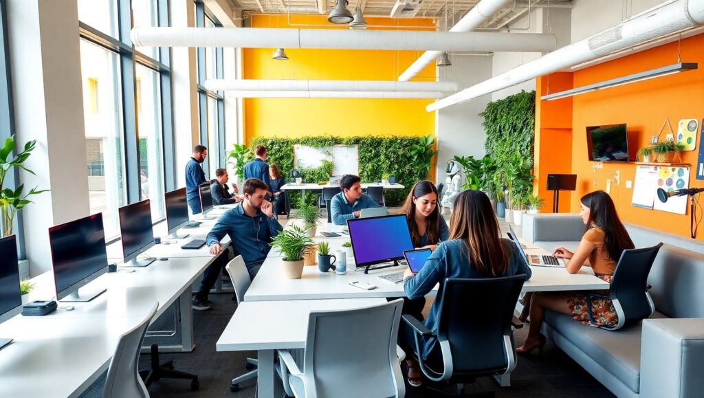 Innovative Startup Workspace Vibes – free AI stock image