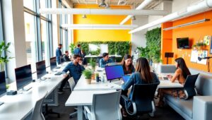 Innovative Startup Workspace Vibes – free AI stock image