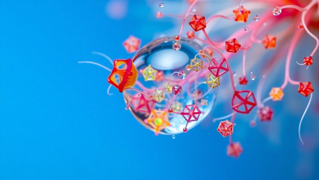 Intricate Dance of Microorganisms – free AI stock image