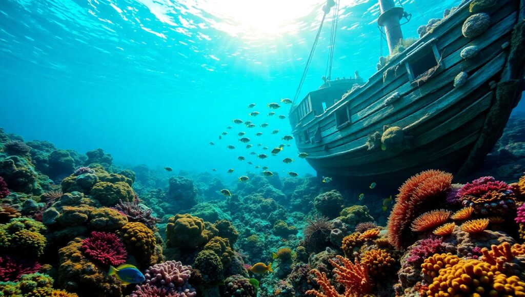 Life Beneath the Ocean Waves – free AI stock image